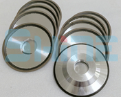4V2 Bentuk piring resin Bond Diamond grinding wheels untuk mengasah pisau gergaji karbida