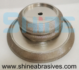 Berlian dilektroplasi roda penggiling CBN Gloss abrasive 200mm Untuk pisau gergaji pita