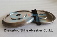 Berlian dilektroplasi roda penggiling CBN Gloss abrasive 200mm Untuk pisau gergaji pita