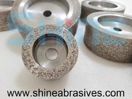 Shine Abrasives Metal Bond Diamond Cup Wheel Untuk Penggilingan Kaca Polishing Double Edger