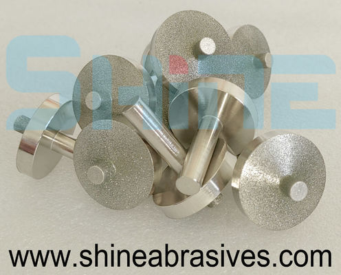Shine Abrasives Six Factors Grinding Wheels 12.7mm Ukuran Bor Berlian Elektroplated