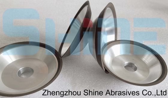 12V9 Bowl berbentuk resin Bond Diamond grinding wheel untuk pisau gergaji melingkar