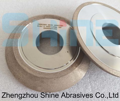 ODM 1V1 127mm Metal Bond Diamond Cbn Wheels Untuk Penggilingan Chainsaw Blade