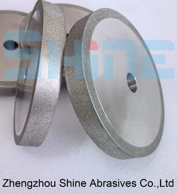 Roda penggiling berlian datar yang dilektroplasi untuk penggilingan kaca karbida tungsten