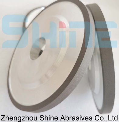100mm 14F1 Resin Bond Diamond / CBN Grinding Wheel Untuk Karbida Semen