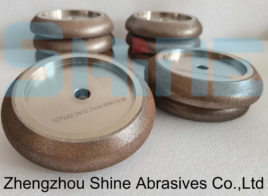 Band Saw Sharpener 5 &quot; 10/30 ° CBN Grinding Wheels Untuk Kayu Mizer Bandsaw