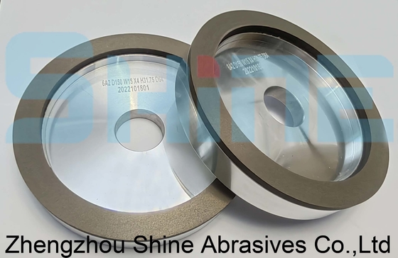 6A2 Metal Bond Diamond CBN Grinding Wheel untuk HSS Tool Alloy Keramik Kaca