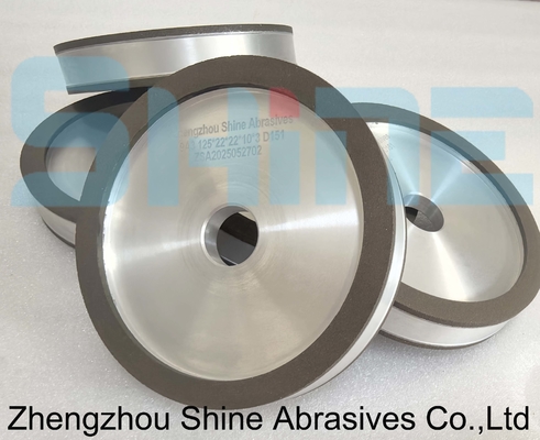 Roda Berlian 125 Mm Resin Bond 9A3 Untuk Penggilingan Permukaan Lapisan Karbida
