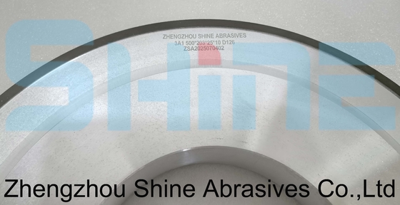 3A1 500mm Resin Bond Diamond Wheel untuk HVOF Carbide Grinding