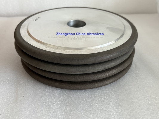 Roda Berlian Ikatan Resin 1F1 untuk Profil Alat Karbida Radius dan Penggilingan Presisi