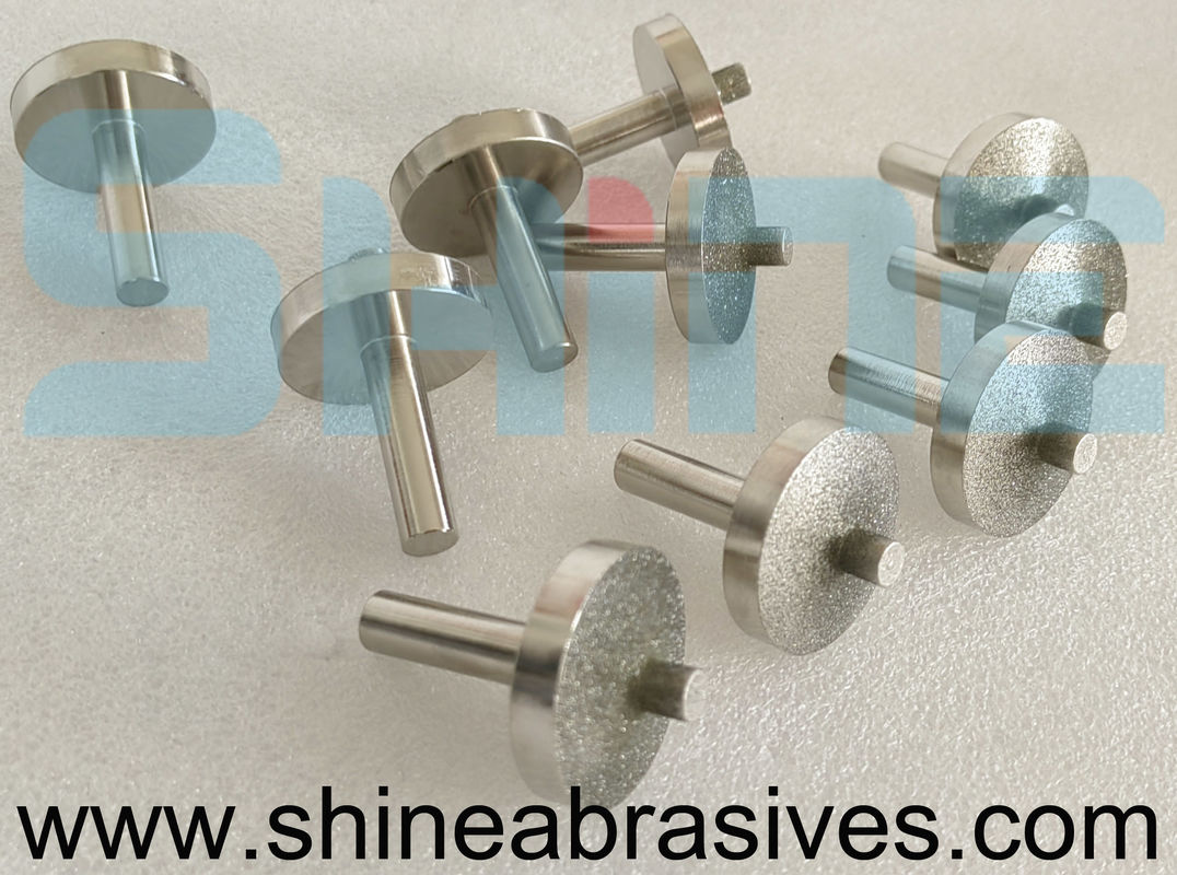 Shine Abrasives Six Factors Grinding Wheels 12.7mm Ukuran Bor Berlian Elektroplated