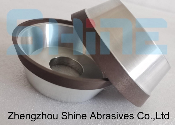 100mm 11V9-70° Resin Bond Diamond Cup Wheels Untuk Pengasah Karbida