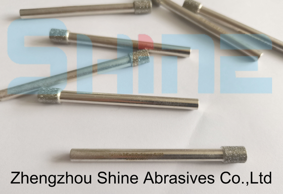 6mm Shank Mandrels berlian dilapisi untuk penggilingan internal