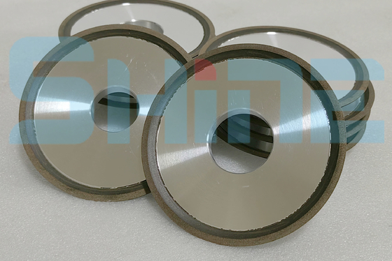 4V2 Bentuk piring resin Bond Diamond grinding wheels untuk mengasah pisau gergaji karbida