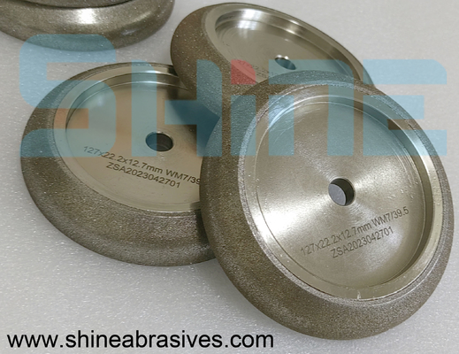 5' 7 / 39.5 Electroplated Cbn Grinding Wheel Untuk Band Saw Blade Sharpening
