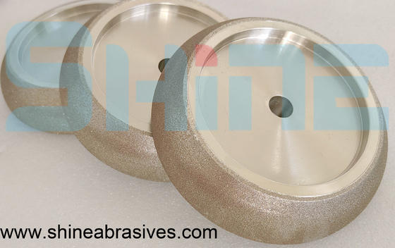 V Bentuk Tip Electroplated CBN Grinding Wheel Untuk Memasah Band Saw