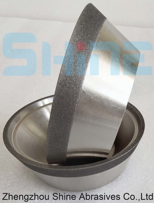 100mm 11V9 Resin Bond CBN / Diamond Grinding Wheel untuk CNC Alat grinding