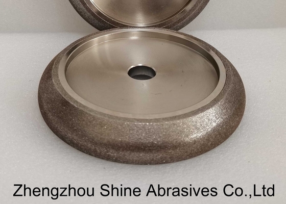 ISO 127mm CBN Pengasah Roda Electroplated Bond Untuk Mills
