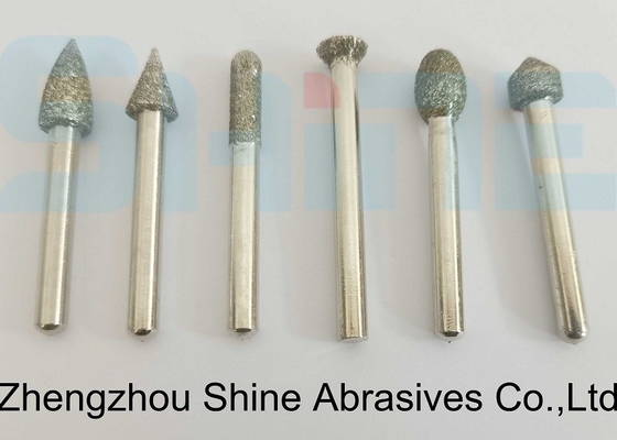Grey dan Nodular Cast Iron Cbn Grinding Pins 70mm panjang Gloss Abrasives