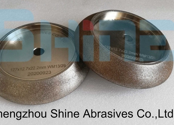 ISO 1.6kg/PC Roda penggiling berlapis elektro WM13/29 Profil