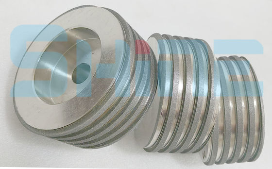 Thread Rolling CBN Sharpening Wheel Trapezoidal Reticulation Straight Tooth 320# 200mm
