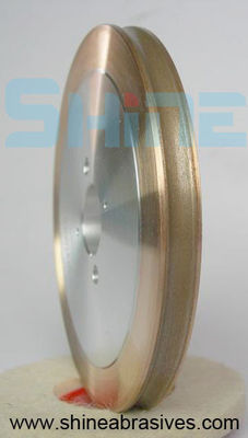 Metal Bond Diamond Grinding Wheel Round Edge 8mm Untuk Kaca
