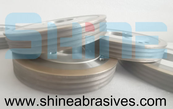 Metal Bond Diamond Grinding Wheel Round Edge 8mm Untuk Kaca