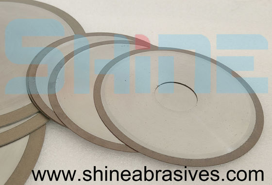 100mm 1A1R Resin Bond Diamond Cutting Wheel Untuk Karbida Kaca Kuarsa