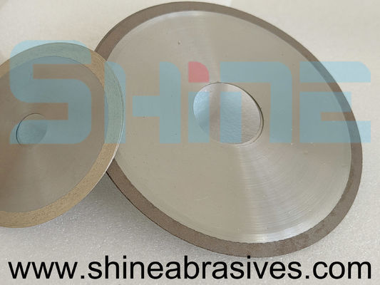 100mm 1A1R Resin Bond Diamond Cutting Wheel Untuk Karbida Kaca Kuarsa