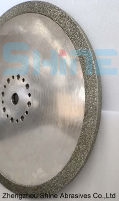 Blades gergaji pita mengasah roda berlapis berlian elektrolit Penggilingan nyata