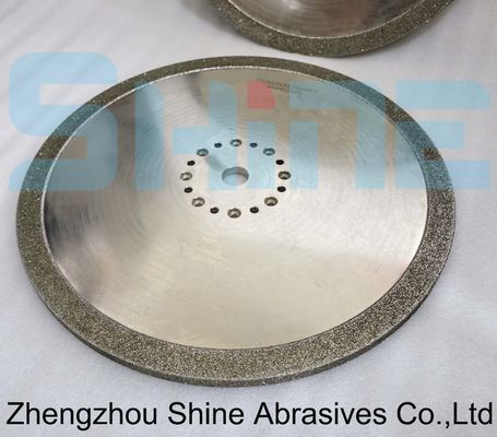 Blades gergaji pita mengasah roda berlapis berlian elektrolit Penggilingan nyata