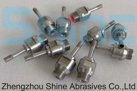 Bits Pengeboran Kaca Marmer Perkakas Berlian Lubang Saw Bit Vacuum Brazed Bor