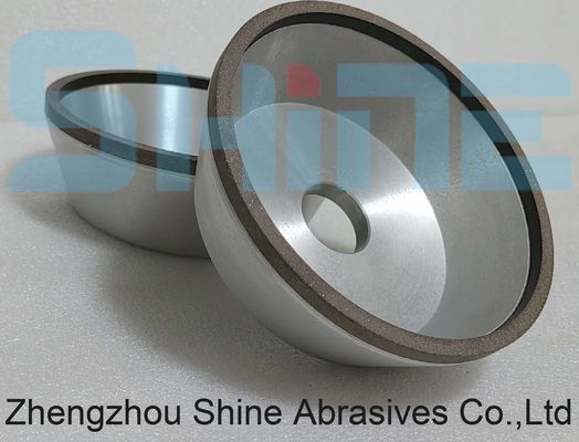 150MM Resin Bonded Diamond / CBN Grinding Wheels Untuk Tungsten Carbide