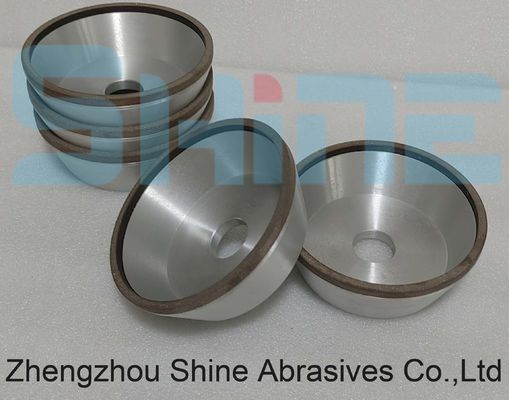 150MM Resin Bonded Diamond / CBN Grinding Wheels Untuk Tungsten Carbide