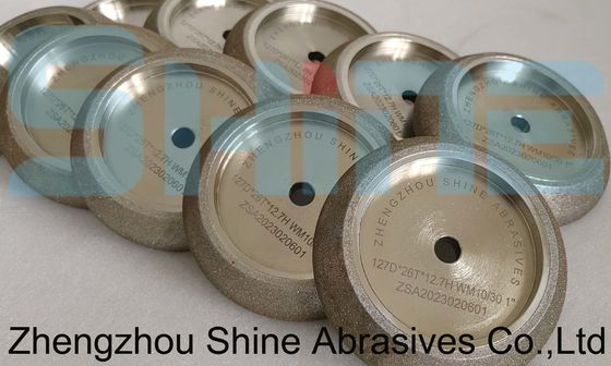 Electroplated CBN grinding wheel untuk band saw blade mengasah bandsaw