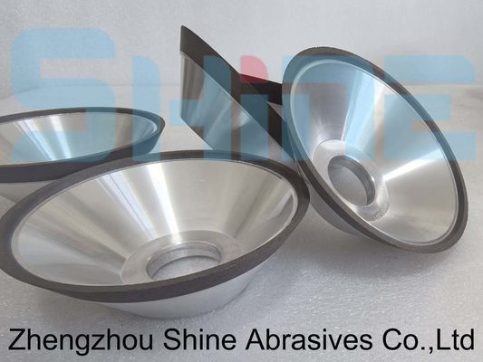 11V9 Bowl Shape Resin Bond Diamond / CBN Grinding Wheel Baja tahan karat