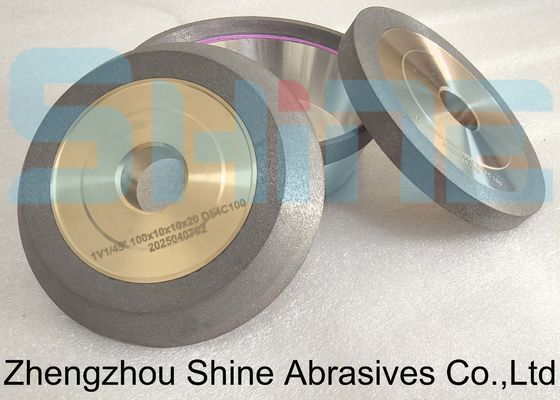 1V1 Hybrid Bond Diamond CNC roda yang dirancang untuk bor karbida