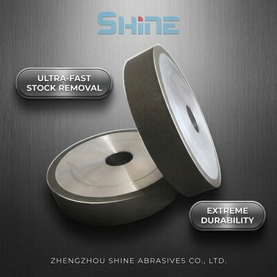 Roda Gerinda Ikatan Resin Berlian 1A1 4 Inci untuk Ubin Kaca