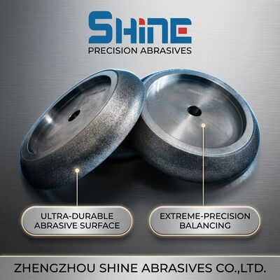 Roda Gerinda CBN Elektroplating untuk Mata Gergaji Pita 127mm