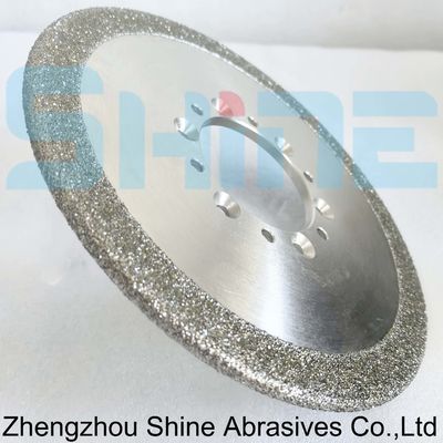 Roda penggilingan besi cor berlapis berlian untuk pengolahan logam