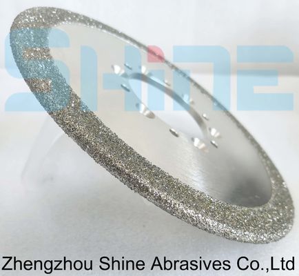 Roda penggilingan besi cor berlapis berlian untuk pengolahan logam