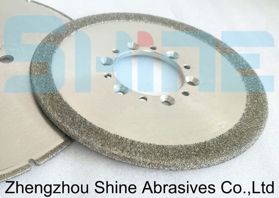 Roda penggilingan besi cor berlapis berlian untuk pengolahan logam