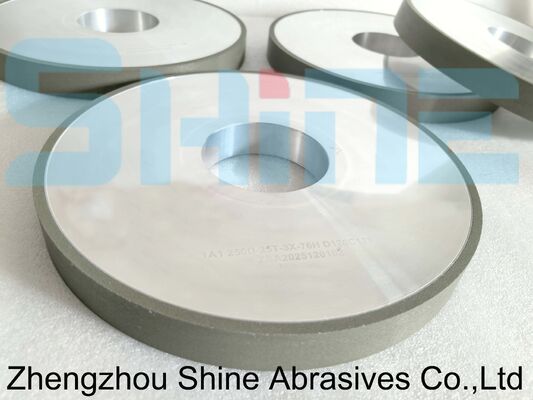 250mm 1A1 Flat Resin Bond CBN Diamond Grinding Wheel untuk Karbida