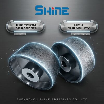 Roda CBN yang dilapisi elektroda untuk penggilingan dan pengasah pisau kayu HSS