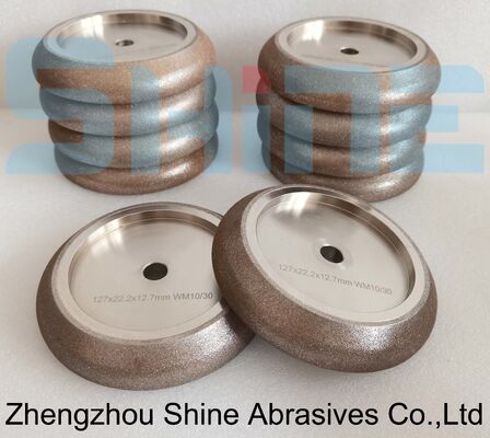 WM 10/30 Roda penggiling CBN yang dilapisi elektroda untuk mengasah gergaji pita