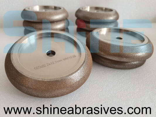 127mm Electroplated CBN grinding wheel untuk mengasah pita gergaji