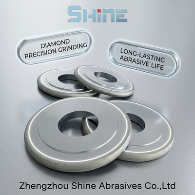 14FF1 Metal Bond CBN Grinding Wheel untuk alat HSS Baja tahan karat