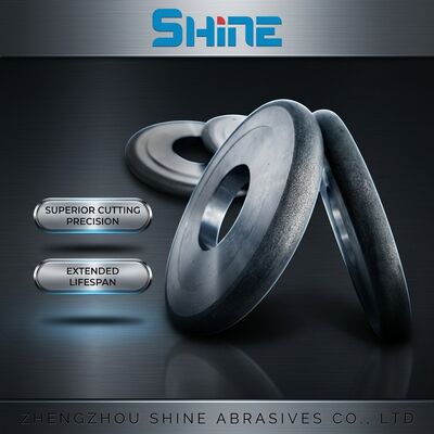 14FF1 Metal Bond CBN Grinding Wheel untuk alat HSS Baja tahan karat