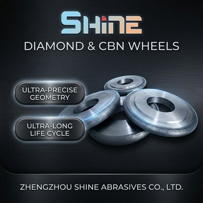 14FF1 Metal Bond CBN Grinding Wheel untuk alat HSS Baja tahan karat