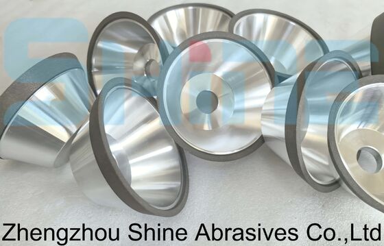 11V9 Hibrida CBN Diamond Grinding Wheel untuk Fluting Clearance & Gashing
